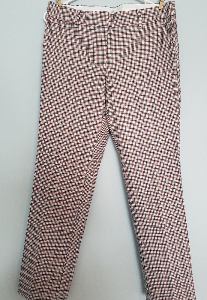 EUC LOFT plaid dress pant